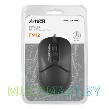 Мышь A4Tech Fstyler FM12S (черный) картинка 10